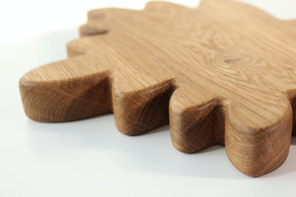 Wooden Plate For Kids - Maple Leaf